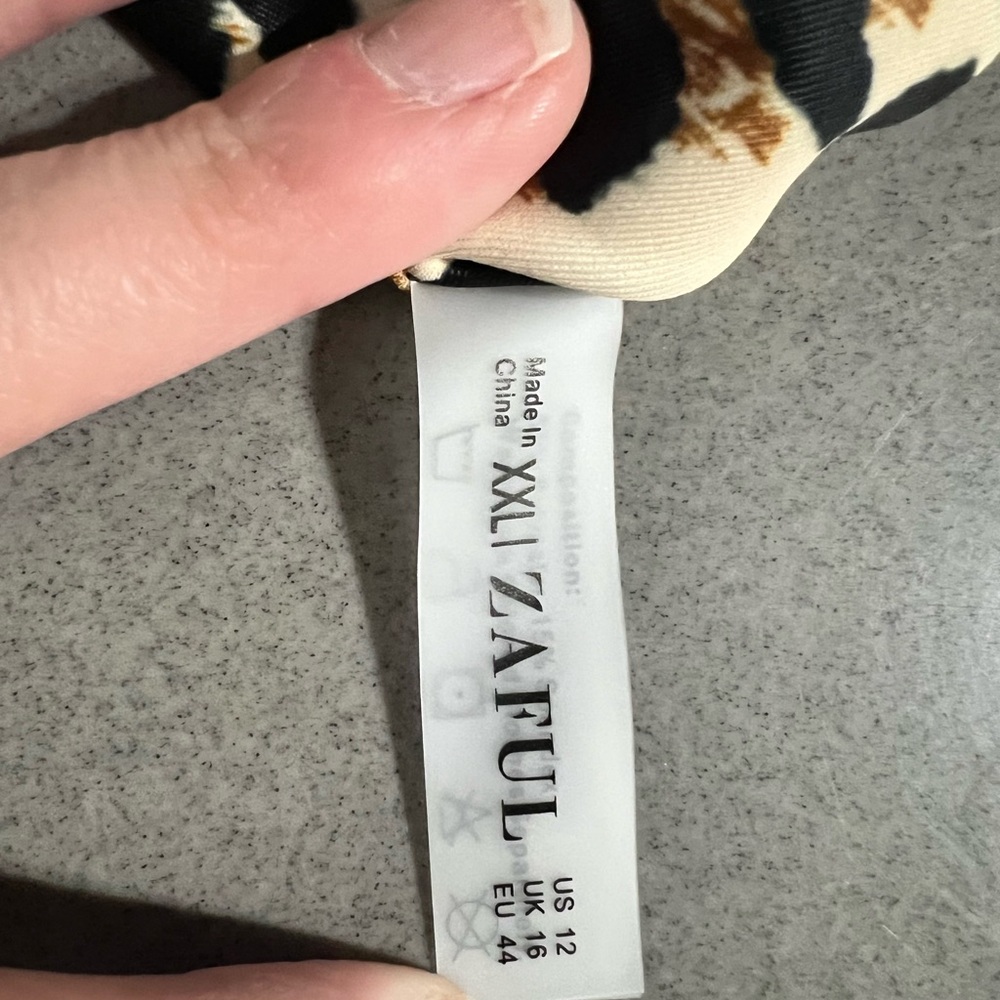 Zaful Leopard Print Bikini Top XXL - Picture 4 of 5